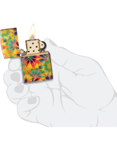 Zippo Psychadelic Cannabis