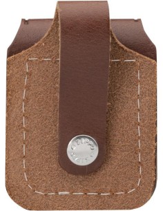 Zippo Leather Case with Belt Loop – Brown 2