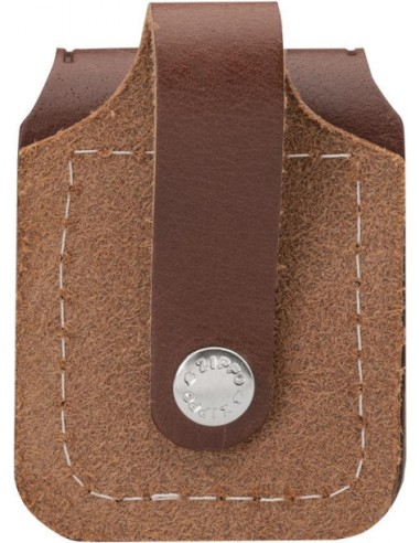 Zippo Leather Case with Belt Loop – Brown