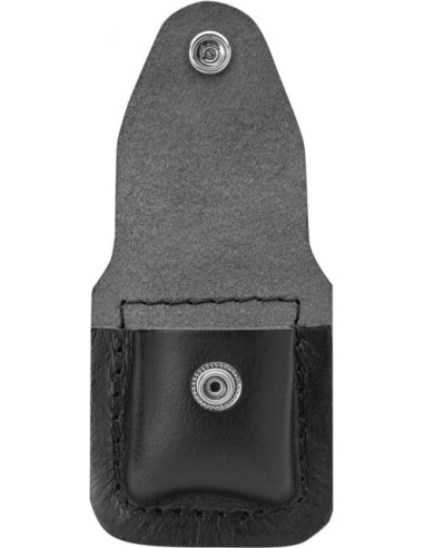 Kožené pouzdro Zippo s poutkem – černé