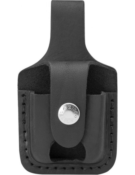 Zippo leather case with cutout