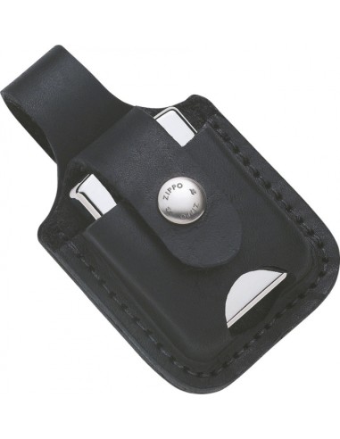 Zippo leather case with cutout
