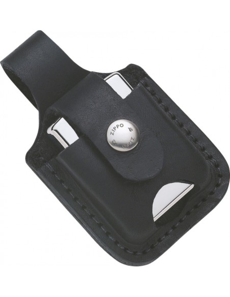 Zippo leather case with cutout