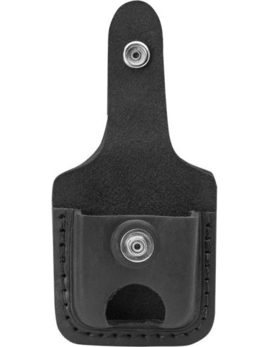 Zippo leather case with cutout