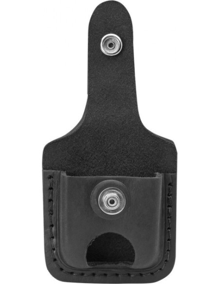 Zippo leather case with cutout
