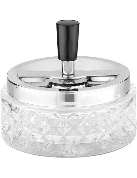 Skleněný popelník Diamond White