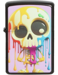 Painted Skeleton Gas Lighter