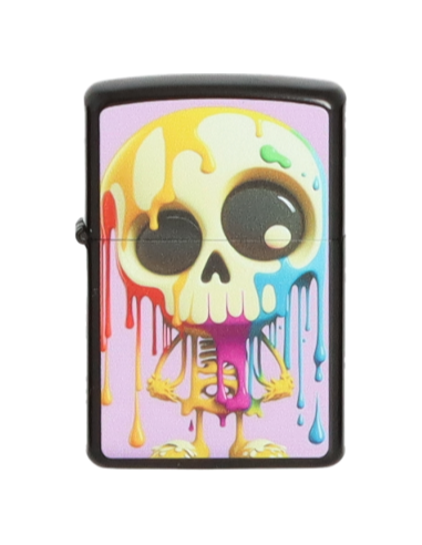 Painted Skeleton Gas Lighter