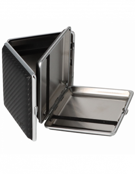 Caseti Leather Cigarette Case / 20 Cigarettes – Carbon