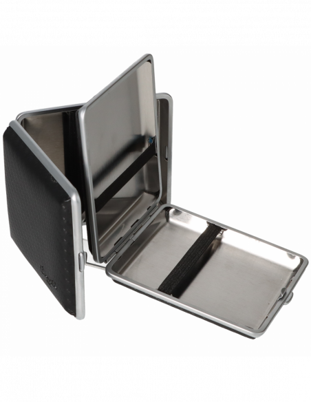 Caseti Leather Cigarette Case / 18 pcs - Carbon