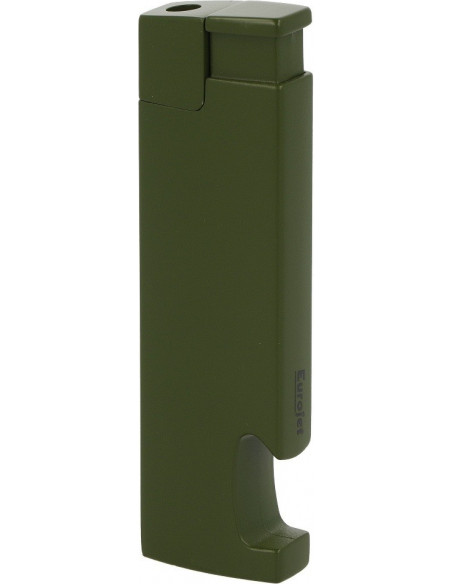 Eurojet zapalovač s otvírákem - zelená