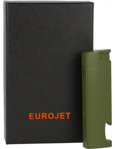 Eurojet zapalovač s otvírákem - zelená