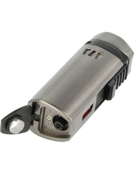 Cigarový zapaľovač Talon - sivá