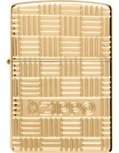Zippo Armor Deep Carve Grid
