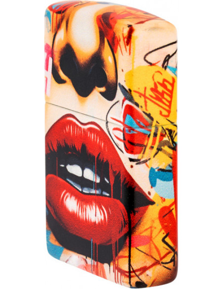 Zippo Street Art Lips