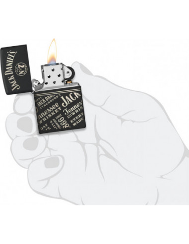 Zippo Jack Daniels – slogany na spodní straně