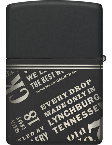 Zippo Jack Daniels – slogany na spodní straně