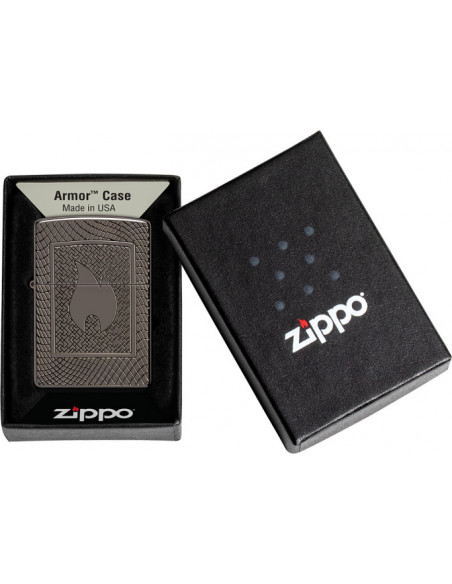 Zippo Armor s motivem plamene