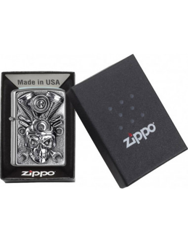 Zippo Engine Skull