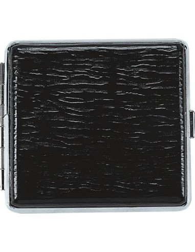 Long Grain Faux Leather Cigarette Case