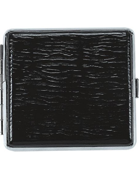 Long Grain Faux Leather Cigarette Case
