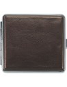 Cigarette case that holds 20 regular cigarettes and 24 slim cigarettes.