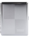 Metal cigarette case for 100s cigarettes, with space for engraving a name or initials.