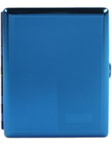 Tiles Engrave 100s Cigarette Case – Blue