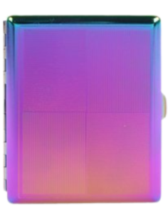 Tiles Engrave 100s Cigarette Case – Purple