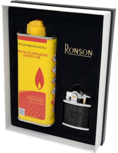 Ronson Nostalgia Black – dárkové balení