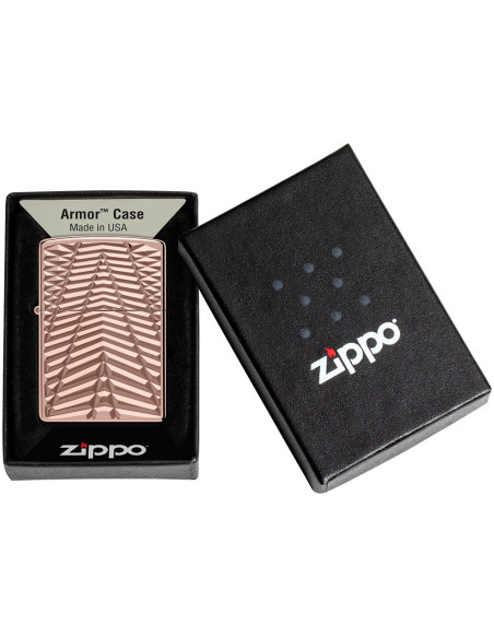 Zippo Armor Abstract Carving