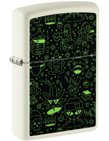 Zippo Cannabis Doodle