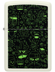 Zippo Cannabis Doodle 2
