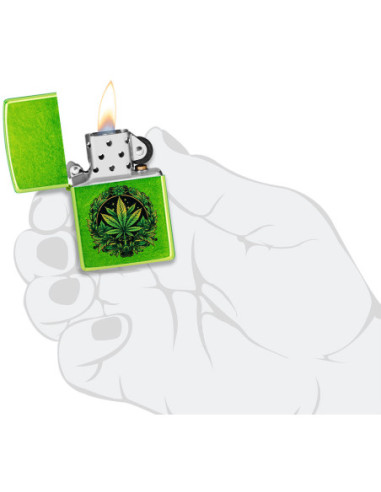 Zippo Leaf Design