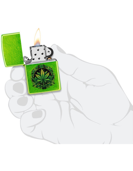 Zippo Leaf Design