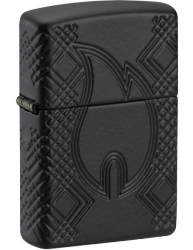 Zippo Armor Rivet Flame Design