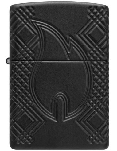 Zippo Armor Rivet Flame Design
