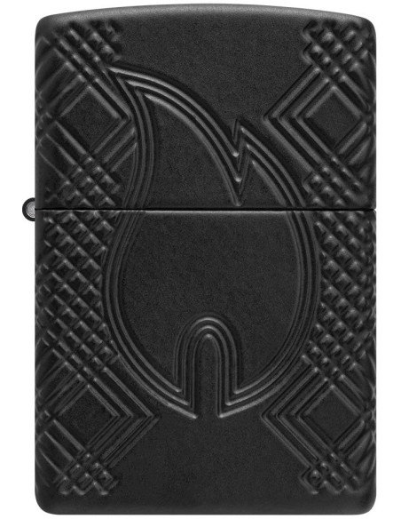 Zippo Armor Rivet Flame Design