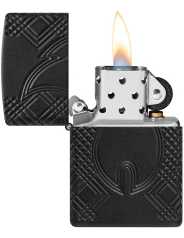 Zippo Armor Rivet Flame Design