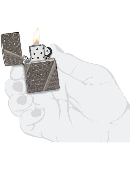 Zippo Armor Deep Dots Design