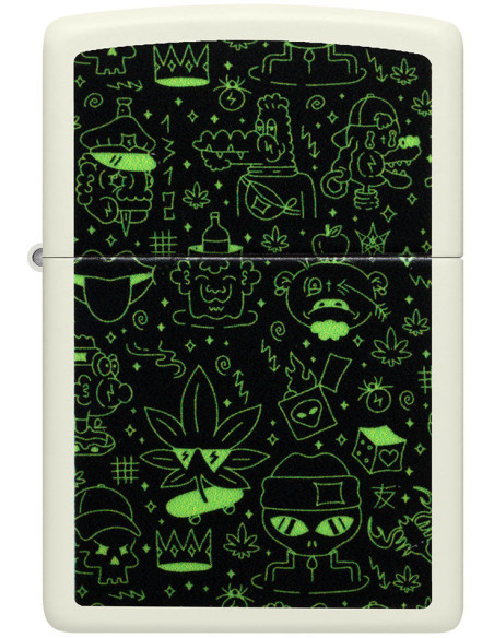Zippo Cannabis Doodle
