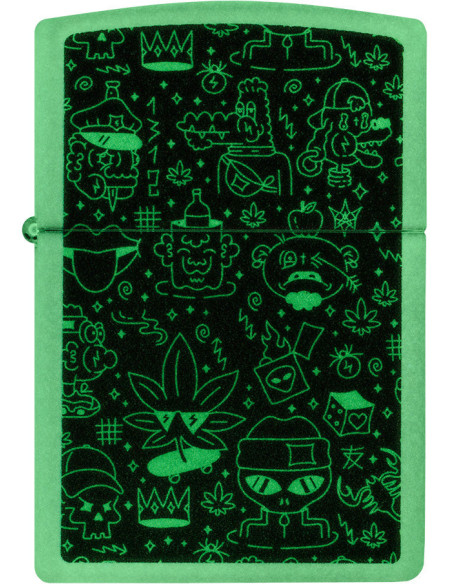 Zippo Cannabis Doodle