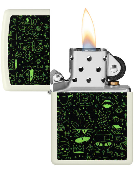 Zippo Cannabis Doodle