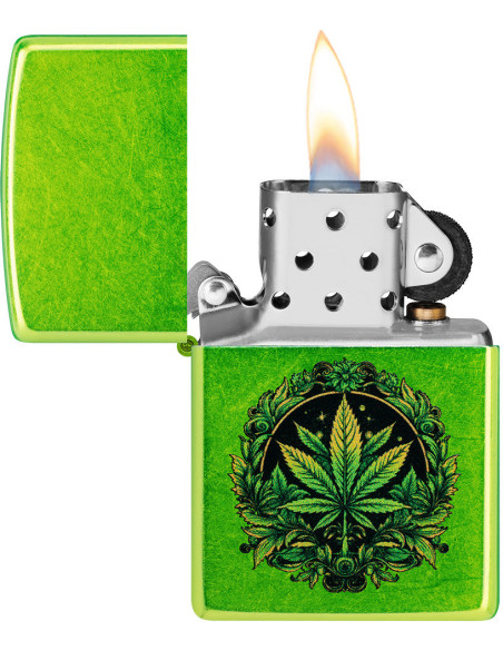 Zippo Leaf Design