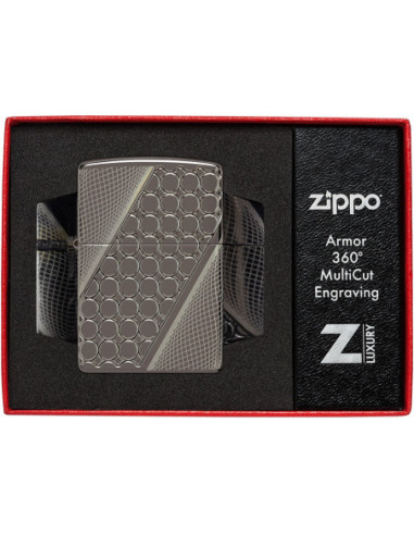 Zippo Armor Deep Dots Design