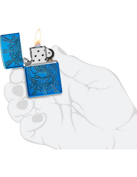 Zippo Armor Starburst Design