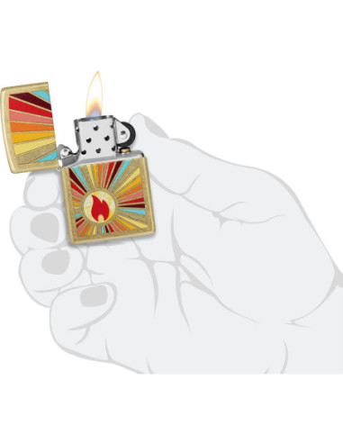 Zippo Beaming Flame