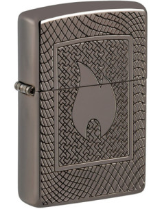 Zippo Armor Flame Pattern