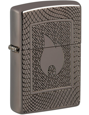 Zippo Armor Flame Pattern