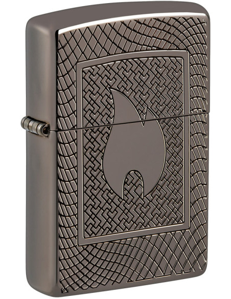 Zippo Armor Flame Pattern